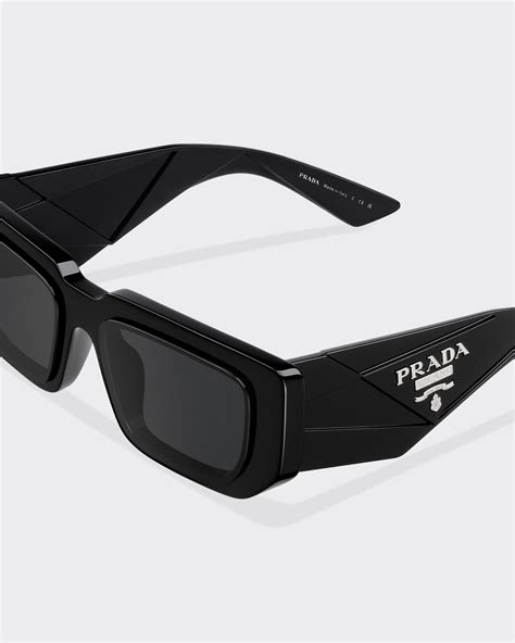 prada spr 15w|Slate Gray Lenses Sunglasses With Prada Logo.